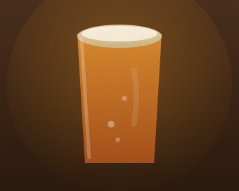 A deep amber lager in a tasting glass